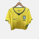 Camisa Feminina Cropped Seleção Brasileira 2026/26 Home