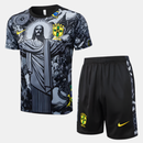 Kit Infantil Seleção Brasileira 2022/23 Edição Especial Cristo Redentor
