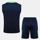 Conjunto Seleção Brasileira Regata 2024/25 - Azul e Verde